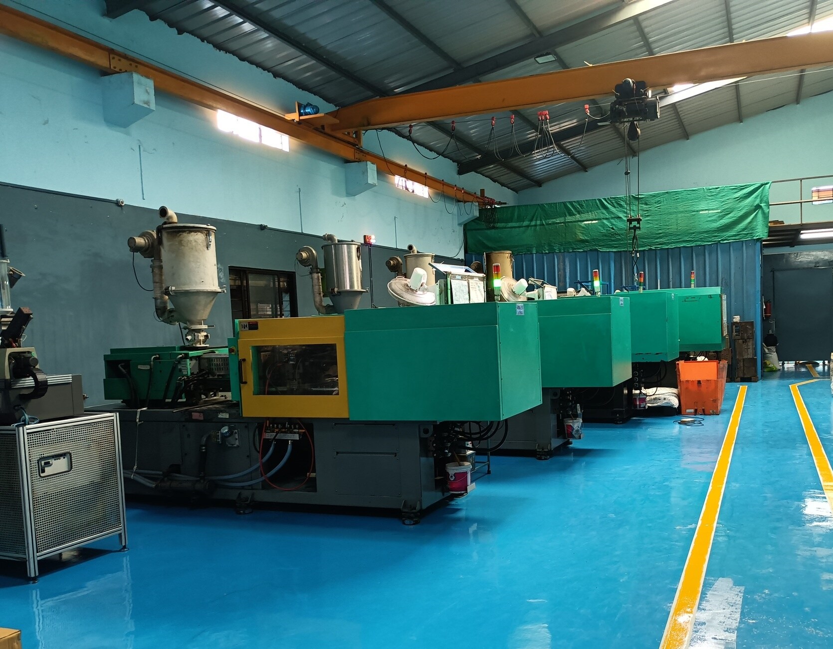 plastic injection-molded assemblies and components